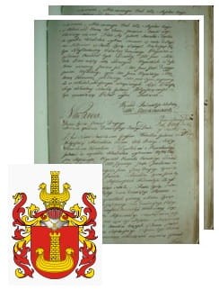 Przykładowe zdjęcie wywodu rodowitości szlacheckiej z 1802 roku, stron 2.jpg