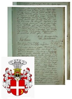 Przykładowe zdjęcie wywodu rodowitości szlacheckiej z 1802 roku, stron 2.jpg