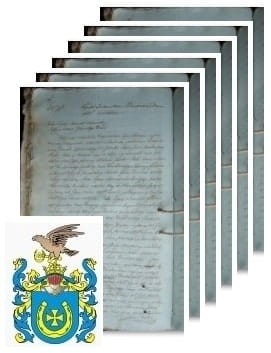 Przykładowe zdjęcie wywodu rodowitości szlacheckiej z 1816 roku, stron 6.jpg