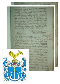 Przykładowe zdjęcie wywodu rodowitości szlacheckiej z 1802 roku, stron 2.jpg