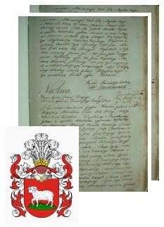 Przykładowe zdjęcie wywodu rodowitości szlacheckiej z 1802 roku, stron 2.jpg