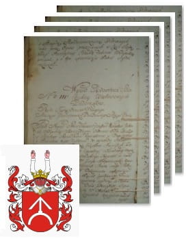 Przykładowe zdjęcie wywodu rodowitości szlacheckiej z 1802 roku, stron 4.jpg