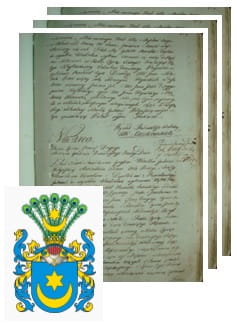 Przykładowe zdjęcie wywodu rodowitości szlacheckiej z 1802 roku, stron 3.jpg