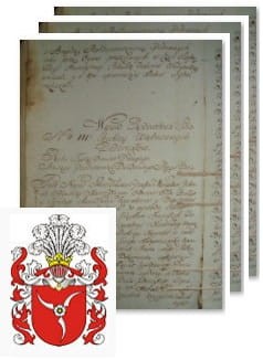 Przykładowe zdjęcie wywodu rodowitości szlacheckiej z 1802 roku, stron 3.jpg