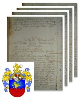 Przykładowe zdjęcie wywodu rodowitości szlacheckiej z 1801 roku, stron 4.jpg