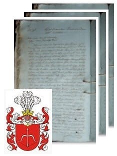 Przykładowe zdjęcie wywodu rodowitości szlacheckiej z 1806 roku, stron 3.jpg