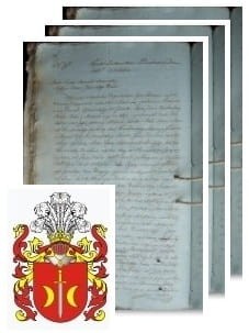 Przykładowe zdjęcie wywodu rodowitości szlacheckiej z 1805 roku, stron 3.jpg