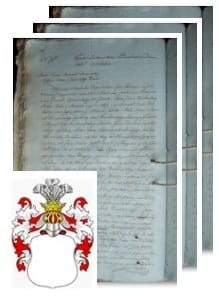 Przykładowe zdjęcie wywodu rodowitości szlacheckiej z 1805 roku, stron 3.jpg