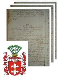 Przykładowe zdjęcie wywodu rodowitości szlacheckiej z 1802 roku, stron 3.jpg