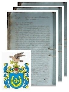 Przykładowe zdjęcie wywodu rodowitości szlacheckiej z 1808 roku, stron 3.jpg