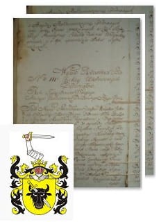 Przykładowe zdjęcie wywodu rodowitości szlacheckiej z 1802 roku, stron 2.jpg