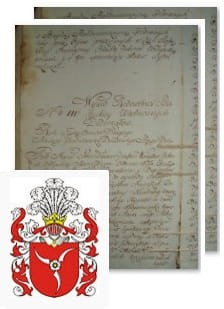 Przykładowe zdjęcie wywodu rodowitości szlacheckiej z 1802 roku, stron 2.jpg