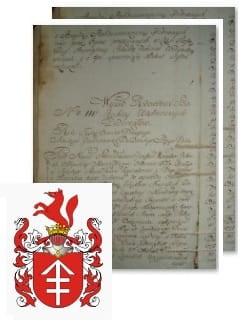 Przykładowe zdjęcie wywodu rodowitości szlacheckiej z 1802 roku, stron 2.jpg