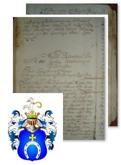 Przykładowe zdjęcie wywodu rodowitości szlacheckiej z 1802 roku, stron 2.jpg
