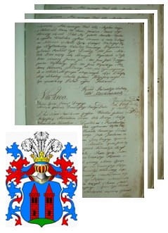 Przykładowe zdjęcie wywodu rodowitości szlacheckiej z 1802 roku, stron 3.jpg
