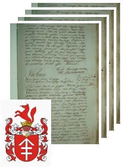 Przykładowe zdjęcie wywodu rodowitości szlacheckiej z 1802 roku, stron 4.jpg