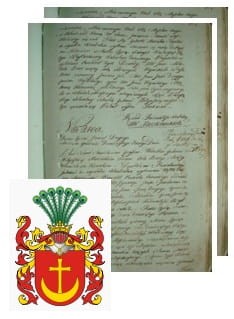 Przykładowe zdjęcie wywodu rodowitości szlacheckiej z 1802 roku, stron 2.jpg
