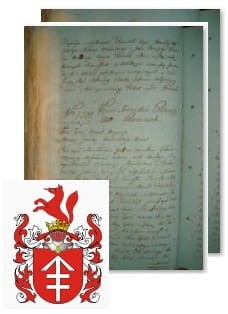 Przykładowe zdjęcie wywodu rodowitości szlacheckiej z 1802 roku, stron 2.jpg
