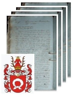 Przykładowe zdjęcie wywodu rodowitości szlacheckiej z 1816 roku, stron 4.jpg