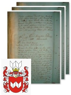 Przykładowe zdjęcie wywodu rodowitości szlacheckiej z 1802 roku, stron 3.jpg