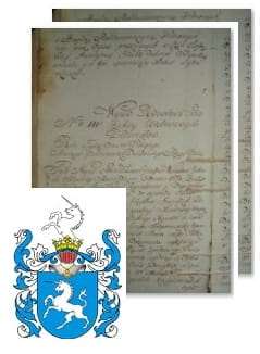 Przykładowe zdjęcie wywodu rodowitości szlacheckiej z 1802 roku, stron 2.jpg