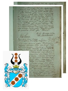 Przykładowe zdjęcie wywodu rodowitości szlacheckiej z 1802 roku, stron 2.jpg