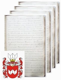 Przykładowe zdjęcie wywodu rodowitości szlacheckiej z 1839 roku, stron 4.jpg