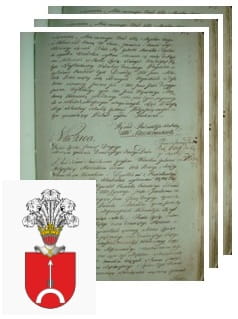 Przykładowe zdjęcie wywodu rodowitości szlacheckiej z 1802 roku, stron 3.jpg