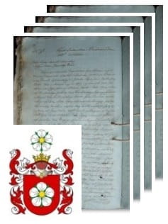 Przykładowe zdjęcie wywodu rodowitości szlacheckiej z 1812 roku, stron 4.jpg