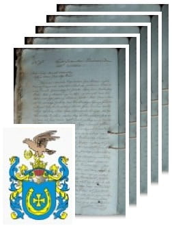 Przykładowe zdjęcie wywodu rodowitości szlacheckiej z 1809 roku, stron 5.jpg