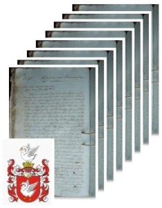 Kudrewicz v. Dunin Kudrewicz herbu Łabędź 