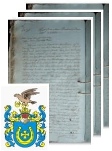 Przykładowe zdjęcie wywodu rodowitości szlacheckiej z 1805 roku, stron 3.jpg