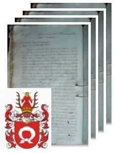 Przykładowe zdjęcie wywodu rodowitości szlacheckiej z 1816 roku, stron 4.jpg