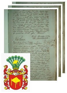 Przykładowe zdjęcie wywodu rodowitości szlacheckiej z 1802 roku, stron 3.jpg