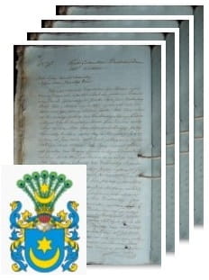 Przykładowe zdjęcie wywodu rodowitości szlacheckiej z 1808 roku, stron 4.jpg