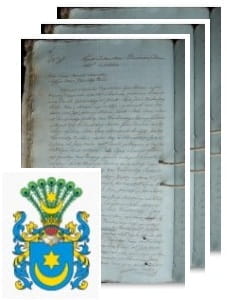 Przykładowe zdjęcie wywodu rodowitości szlacheckiej z 1804 roku, stron 3.jpg