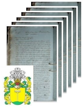 Przykładowe zdjęcie wywodu rodowitości szlacheckiej z 1812 roku, stron 6.jpg