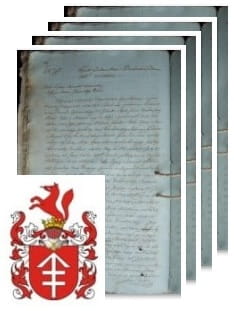 Przykładowe zdjęcie wywodu rodowitości szlacheckiej z 1805 roku, stron 4.jpg