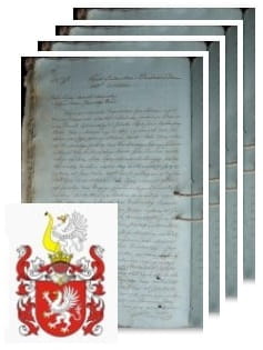 Przykładowe zdjęcie wywodu rodowitości szlacheckiej z 1816 roku, stron 4.jpg