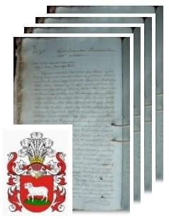 Przykładowe zdjęcie wywodu rodowitości szlacheckiej z 1806 roku, stron 4.jpg