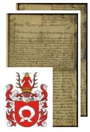 Przykładowe zdjęcie wywodu rodowitości szlacheckiej z 1798 roku, stron 2.jpg