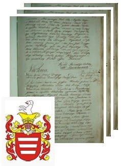 Przykładowe zdjęcie wywodu rodowitości szlacheckiej z 1802 roku, stron 3.jpg