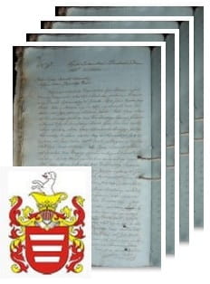 Przykładowe zdjęcie wywodu rodowitości szlacheckiej z 1827 roku, stron 4.jpg