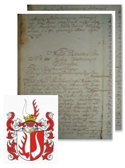 Przykładowe zdjęcie wywodu rodowitości szlacheckiej z 1802 roku, stron 2.jpg