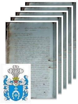 Przykładowe zdjęcie wywodu rodowitości szlacheckiej z 1806 roku, stron 5.jpg