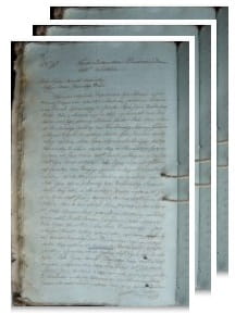 Przykładowe zdjęcie wywodu rodowitości szlacheckiej z 1810 roku, stron 3.jpg