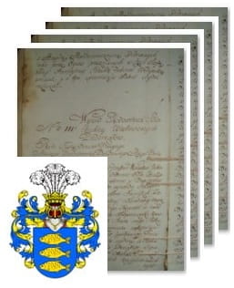 Przykładowe zdjęcie wywodu rodowitości szlacheckiej z 1802 roku, stron 4.jpg