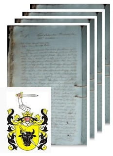 Przykładowe zdjęcie wywodu rodowitości szlacheckiej z 1804 roku, stron 4.jpg