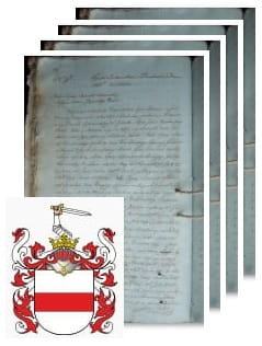 Przykładowe zdjęcie wywodu rodowitości szlacheckiej z 1816 roku, stron 4.jpg