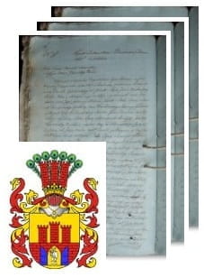 Przykładowe zdjęcie wywodu rodowitości szlacheckiej z 1816 roku, stron 3.jpg